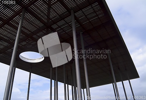 Image of Hole in roof