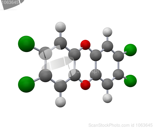 Image of molecule model