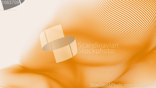 Image of Abstract Orange Science Background Design