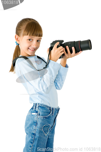 Image of The girl - photographer