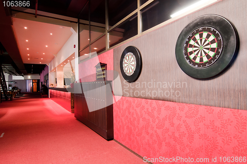 Image of Darts boards in club