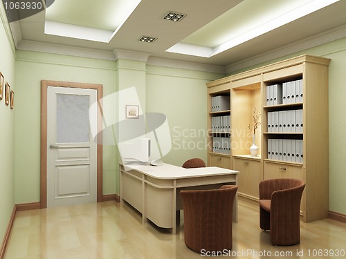 Image of 3d office rendering