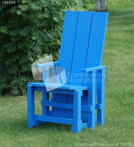 Image of Blue chair