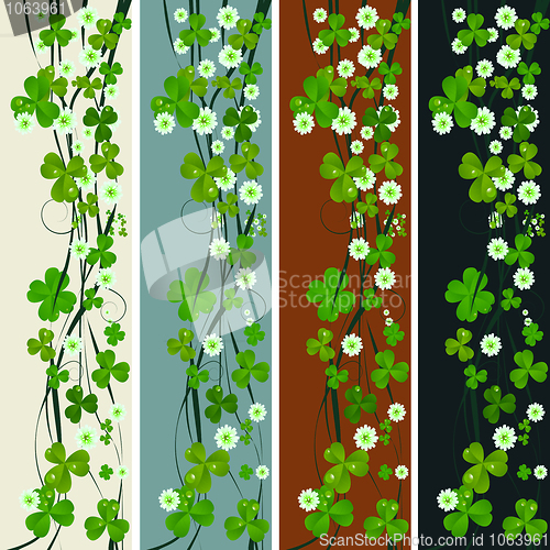 Image of Vertical headers with St. Patrick