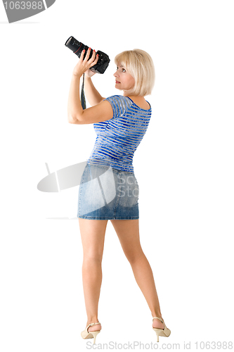 Image of The lady - photographer