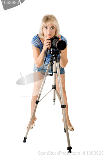 Image of The lady - photographer