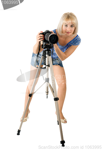 Image of The lady - photographer