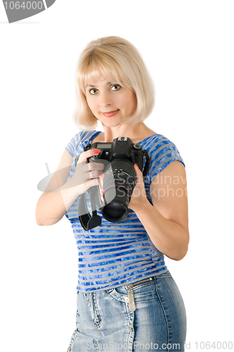 Image of The lady - photographer