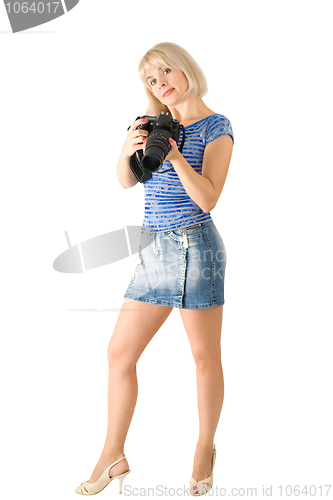 Image of The lady - photographer