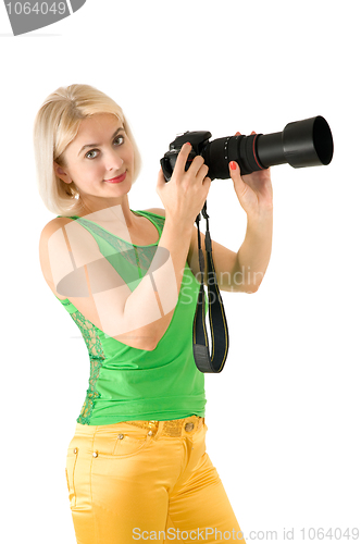 Image of The lady - photographer