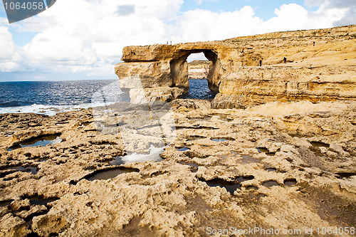 Image of Natural rock arch Azure Window, Gozo