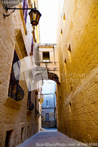 Image of Narrow street of Mdina, Malta