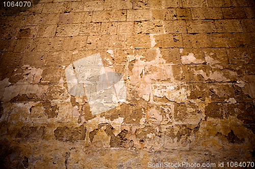 Image of Old textured stone wall background