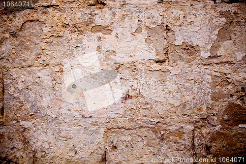 Image of Old textured stone wall background