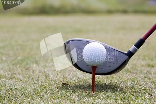 Image of Left Handed Driver and Ball