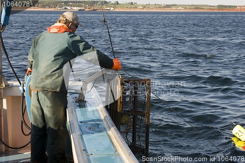 Image of Fisherman at work