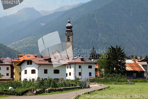 Image of Alpine town in Italy