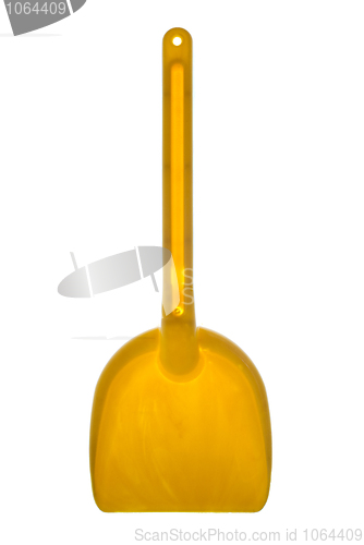 Image of Yellow toy shovel
