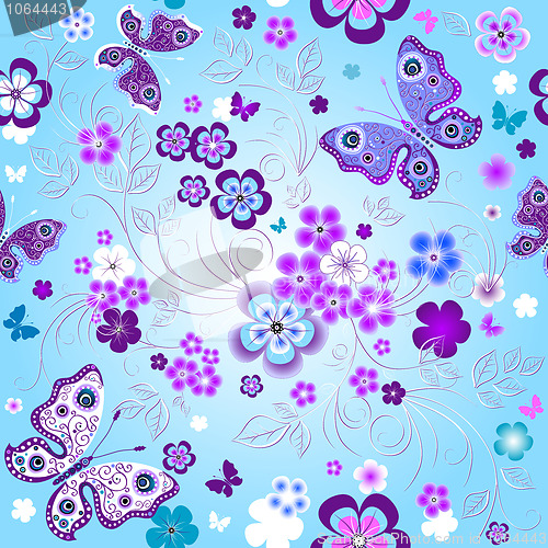 Image of Spring seamless floral pattern