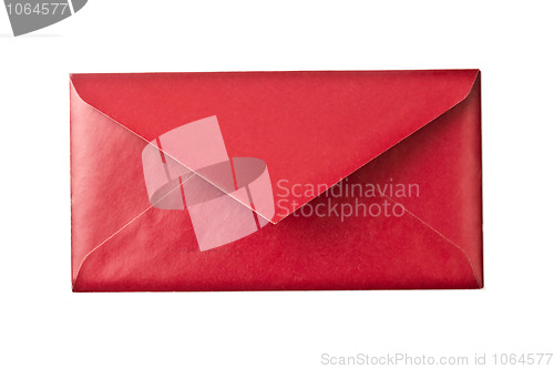 Image of Red envelope isolated on white 