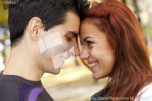 Image of Love and affection between a young couple