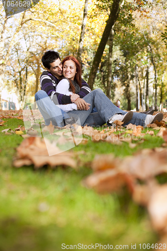 Image of Love and affection between a young couple