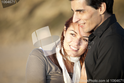 Image of Love and affection between a young couple