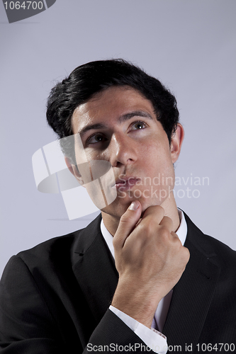 Image of Businessman thinking