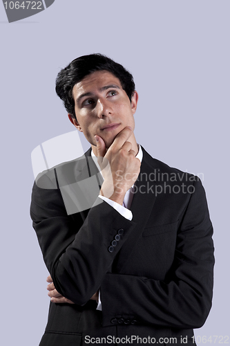 Image of Businessman thinking