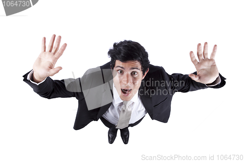 Image of Businessman in panic