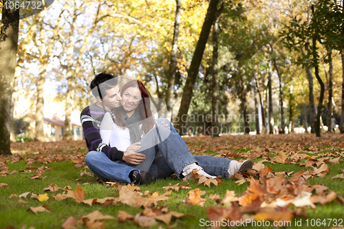 Image of Love and affection between a young couple