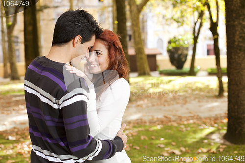 Image of Love and affection between a young couple