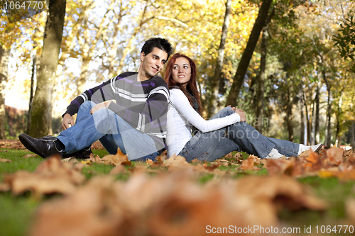 Image of Love and affection between a young couple