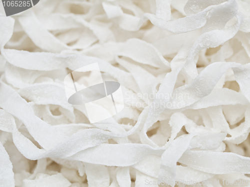 Image of White dry coconut background