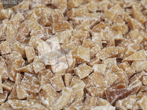 Image of Brown dry coconut background