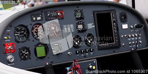 Image of Airplane cockpit