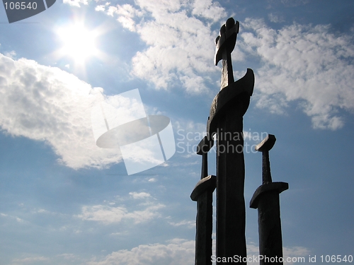 Image of Three swords at Hafrsfjord