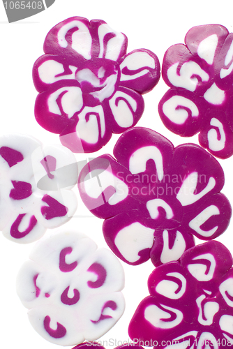 Image of Flower beads background
