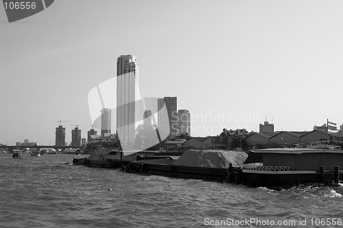 Image of Barge and Bangkok