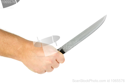 Image of Hand with knife