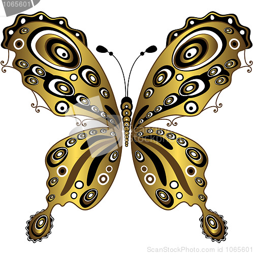 Image of Gold butterfly