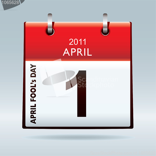 Image of April fools day calendar