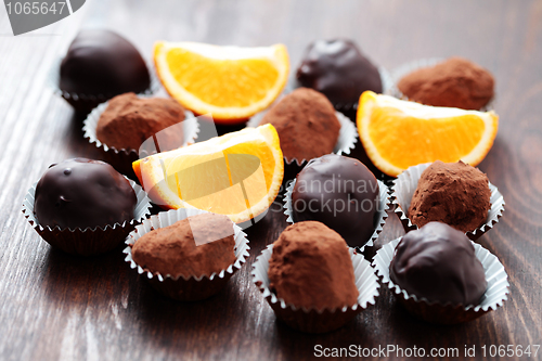 Image of chocolate pralines