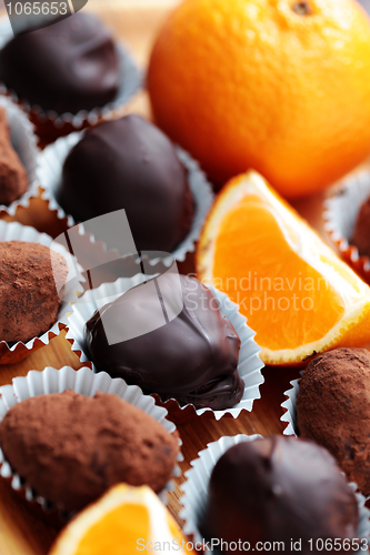 Image of chocolate pralines