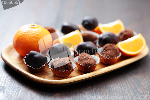 Image of chocolate pralines