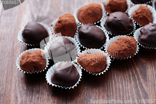 Image of chocolate pralines