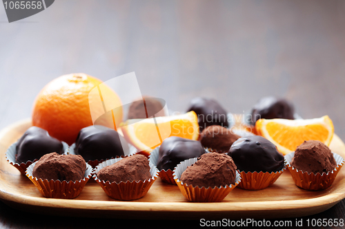 Image of chocolate pralines