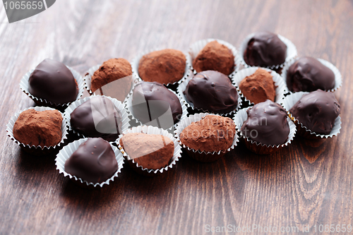 Image of chocolate pralines