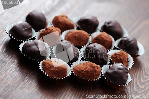 Image of chocolate pralines