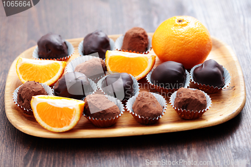 Image of chocolate pralines